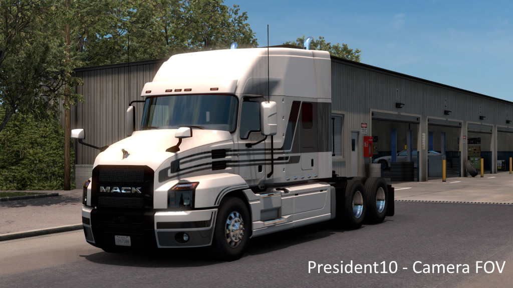 Realistic exterior camera angle